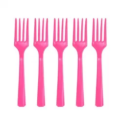 Вилки ярко-розовые (20 шт.) Вилки ярко-розовые (20 шт.)