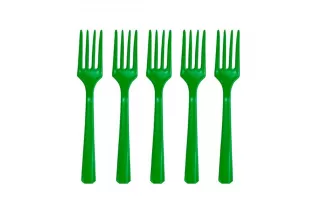 Вилки зеленые (20 шт.)