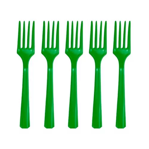 Вилки зеленые (20 шт.) Вилки зеленые (20 шт.)