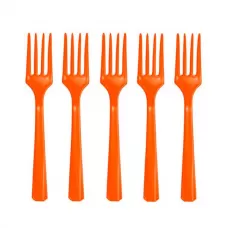 Вилки оранжевые (20 шт.)