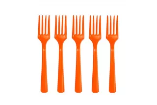 Вилки оранжевые (20 шт.) Вилки оранжевые (20 шт.)