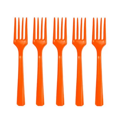 Вилки оранжевые (20 шт.) Вилки оранжевые (20 шт.)