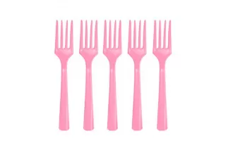 Вилки розовые (20 шт.) Вилки розовые (20 шт.)