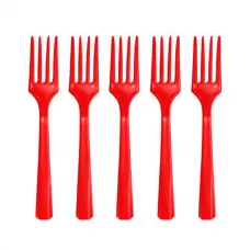 Вилки красные (20 шт.) Вилки красные (20 шт.)