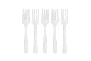 Вилки белые (20 шт.) Вилки белые (20 шт.)