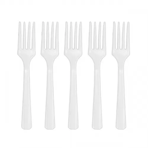 Вилки белые (20 шт.) Вилки белые (20 шт.)