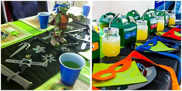 ninja turtles table decor