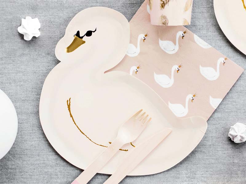 Одноразовая посуда Лебеди