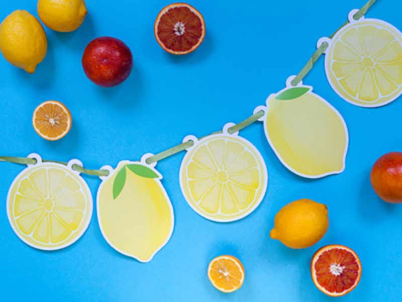 Лимонный праздник - декор и оформление