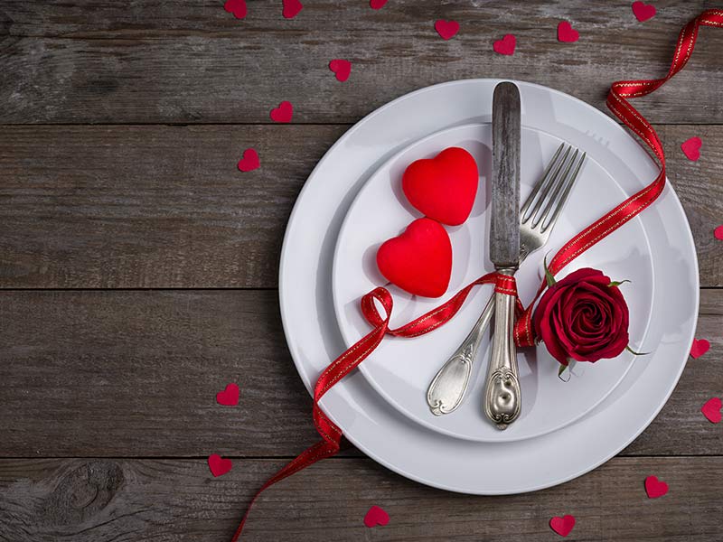Одноразовая посуда День Валентина